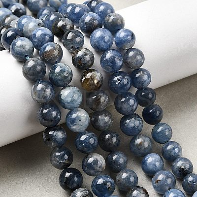Natural Kyanite Beads Strands LS-G-NH0046-C04-8MM-01-1