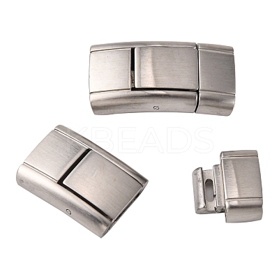 Tarnish Resistant 304 Stainless Steel Bayonet Clasps STAS-K145-24P-1