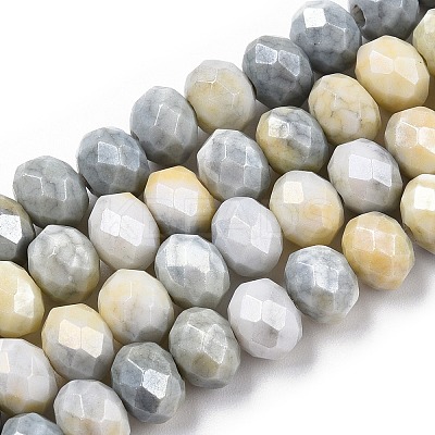 Ombre Effect Dyed Glass Beads Strands X-GLAA-C023-02-B04-1