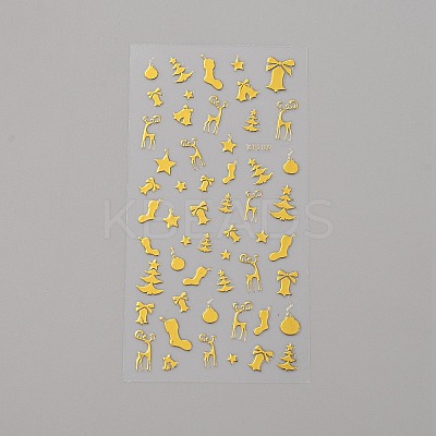 Christmas PET Self Adhesive Festive Stickers DIY-WH0349-80C-01-1