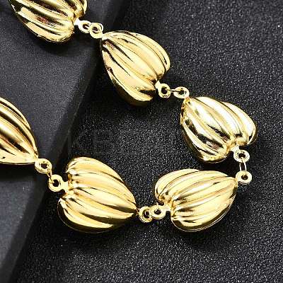 304 Stainless Steel Link Bracelets for Women BJEW-P354-04B-G-1