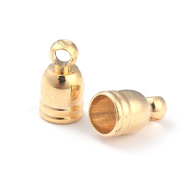 Brass Cord End Cap for Jewelry Making X-KK-O139-14A-G-1