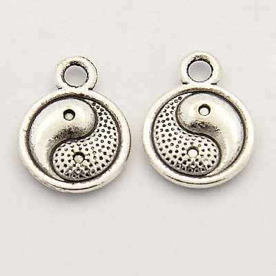 Feng Shui Tibetan Style Alloy Charms Pendants LS-TIBEP-A039-AS-NF-1