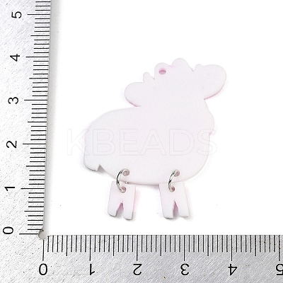 Printed Acrylic Pendants MACR-I037-01C-1