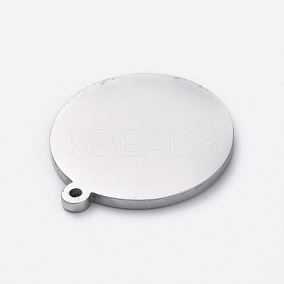 Non-Tarnish 304 Stainless Steel Stamping Blank Tag Charms STAS-G215-10-P01-1