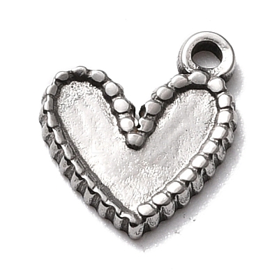 304 Stainless Steel Charms Cabochon Settings for Enamel STAS-B024-09P-1
