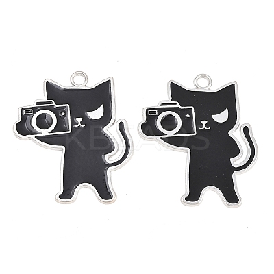 Alloy Enamel Pendants ENAM-L056-02P-03-1