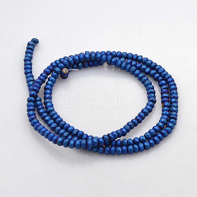 Electroplate Non-magnetic Synthetic Hematite Beads Strands G-J208G-05-1