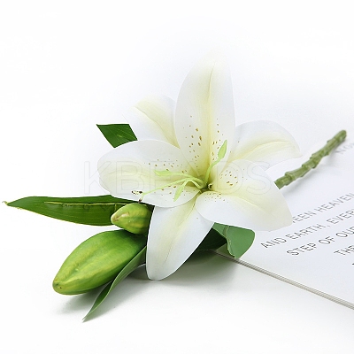 Imitation Leather Artificial Lily PW-WGFA2FB-03-1