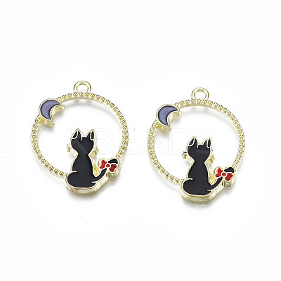 Alloy Enamel Pendants ENAM-S115-193-1