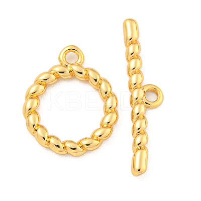 Brass Toggle Clasps KK-A223-25G-1