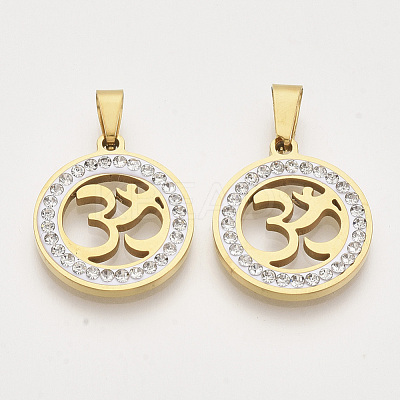 201 Stainless Steel Pendants STAS-N089-86G-1