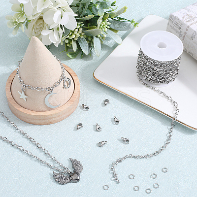 DIY Chain Necklace Barcelet Making Kit DIY-SC0022-12-1
