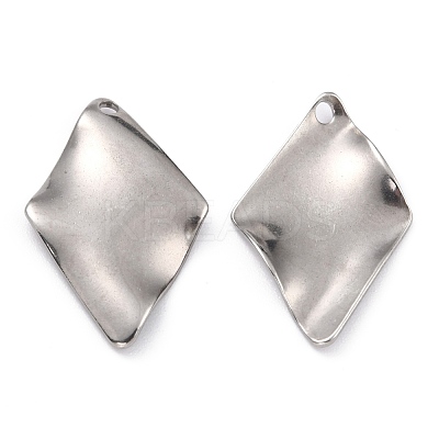 Tarnish Resistant 304 Stainless Steel Pendants STAS-P282-06P-1