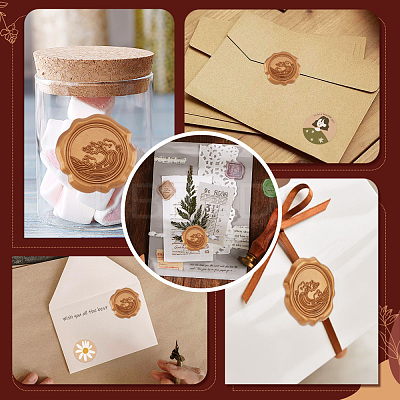 60Pcs Adhesive Wax Seal Stickers DIY-CP0006-30-17-1