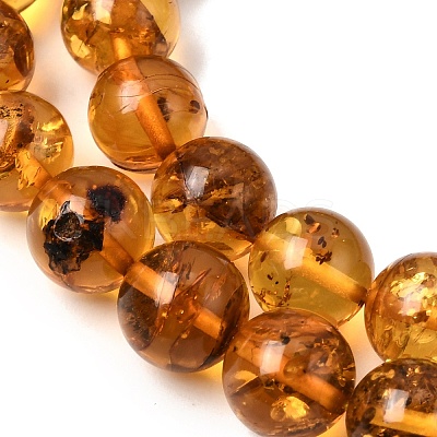 Natural Amber Beads Strands G-K376-H02-02-1