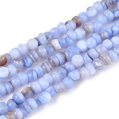 Natural Freshwater Shell Dyed Beads Strands SHEL-T020-29B-1