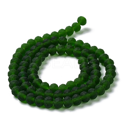 Transparent Glass Beads Strands EGLA-A044-T8mm-MD24-1