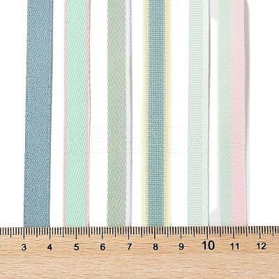 18 Yards 6 Styles Polyester Ribbon SRIB-Q022-F02-1
