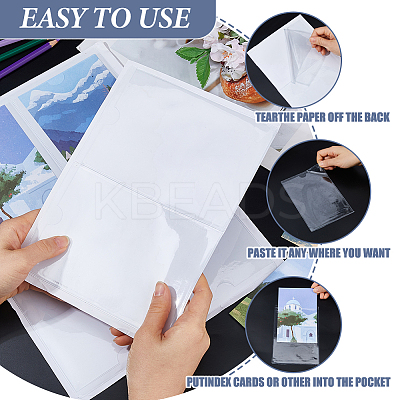 PVC Card Sleeves DIY-WH0591-509B-1