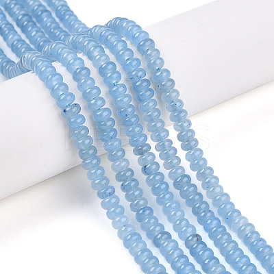 Dyed Natural White Jade Beads Strands X-G-T139-57A-05-1