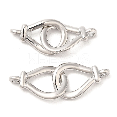 Brass Connector Charms KK-B074-26P-1