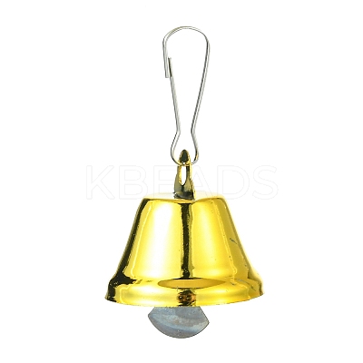 Christmas Themed Iron Bell Pendant Decorations HJEW-JM02196-03-1