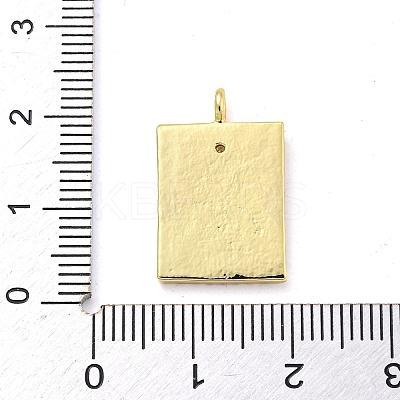 Brass Micro Pave Clear Cubic Zirconia Pendants FIND-Z044-06B-1
