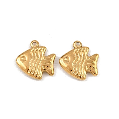 304 Stainless Steel Charms STAS-G357-06G-02-1