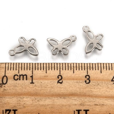 Tarnish Resistant 304 Stainless Steel Insect Charm Butterfly Pendants STAS-J014-19-1