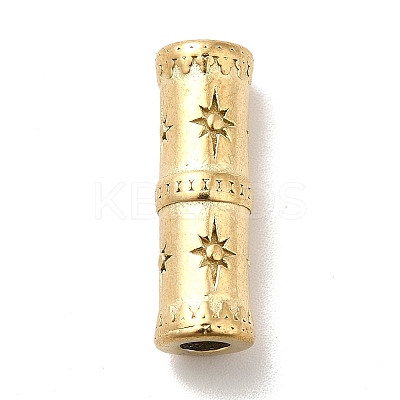 Ion Plating(IP)304 Stainless Steel Tube Beads STAS-H175-09G-1