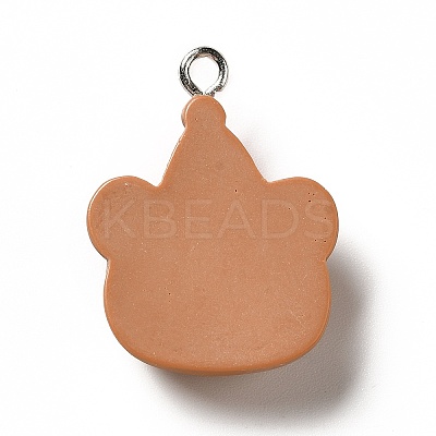 Opaque Resin Pendants LS-X-RESI-G056-01A-1