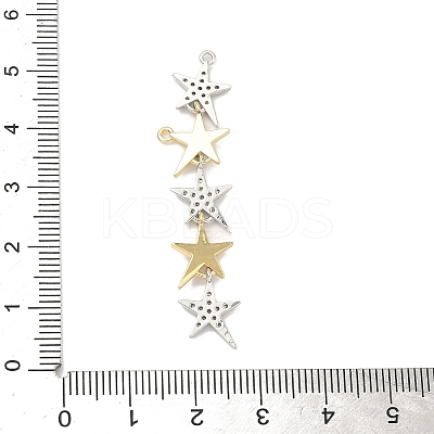 Brass Micro Pave Cubic Zirconia Big Pendants KK-A285-04B-GP-1