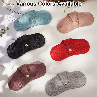 PU Leather Eyeglasses Case AJEW-CN0003-59D-1