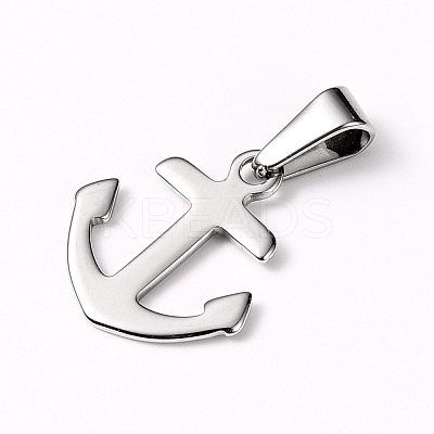 Tarnish Resistant 304 Stainless Steel Pendants X-STAS-I127-060P-1