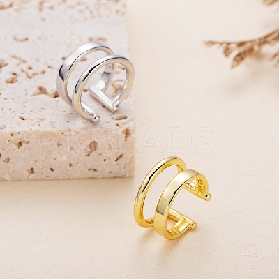 925 Sterling Silver Cuff Earrings JE1063B-1