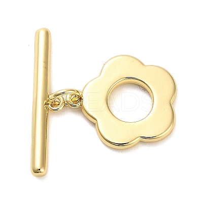 Brass Toggle Clasps KK-L229-010G-1