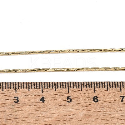 1.2MM 304 Stainless Steel Boston Link Chain Necklaces NJEW-D328-01G-02-1