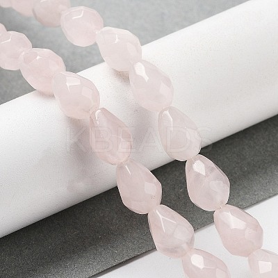 Natural Rose Quartz Beads Strands G-P520-B02-01-1