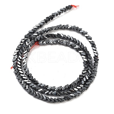 Synthetic Non-magnetic Hematite Beads Strands G-P545-J01-01D-1
