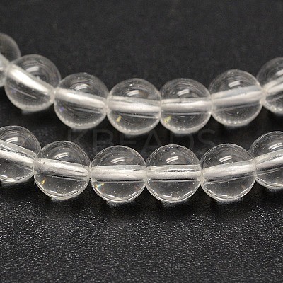 Synthetic Quartz Round Bead Strands X-PIEG-J002-16-6mm-1