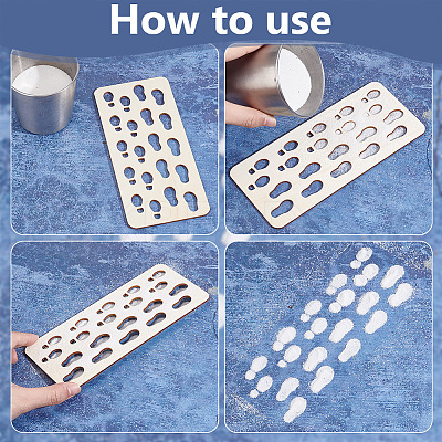 Wooden Foot Pads DIY-WH0021-57-1
