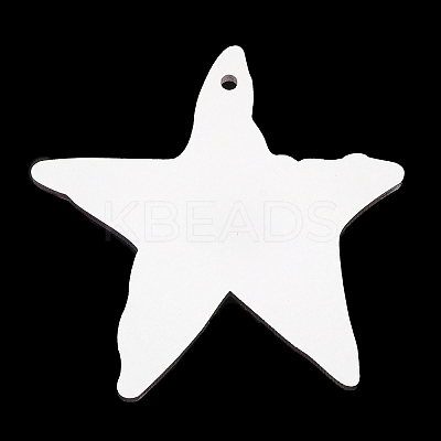 Ocean Themed Opaque Printed Acrylic Pendants SACR-L004-03C-1