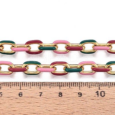 304 Stainless Steel Enamel Cable Chains CHS-ZX006-06G-1