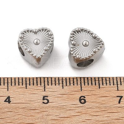 304 Stainless Steel European Beads STAS-M112-03P-05-1