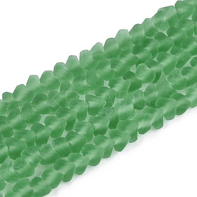 Frosted Transparent Glass Beads Strands LS-GLAA-N016-4mm-27-1