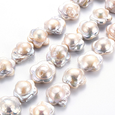 Natural Keshi Pearl Beads Strands PEAR-S020-A01-1