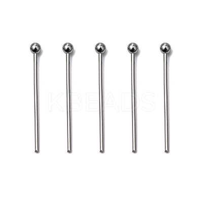 Tarnish Resistant 304 Stainless Steel Ball Head pins STAS-M010-20mm-01-1
