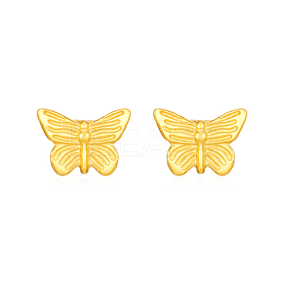 Stylish 304 Stainless Steel Butterfly Stud Earrings for Women's Daily Wear AO7472-2-1