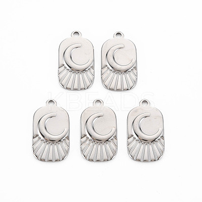Non-Tarnish 201 Stainless Steel Pendants STAS-S119-155P-1